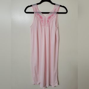 Vintage Pale Pink Babydoll Night Gown Night Dress